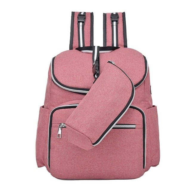 5-Piece Maternity Diaper Bag Set Large Baby Travel Organizer