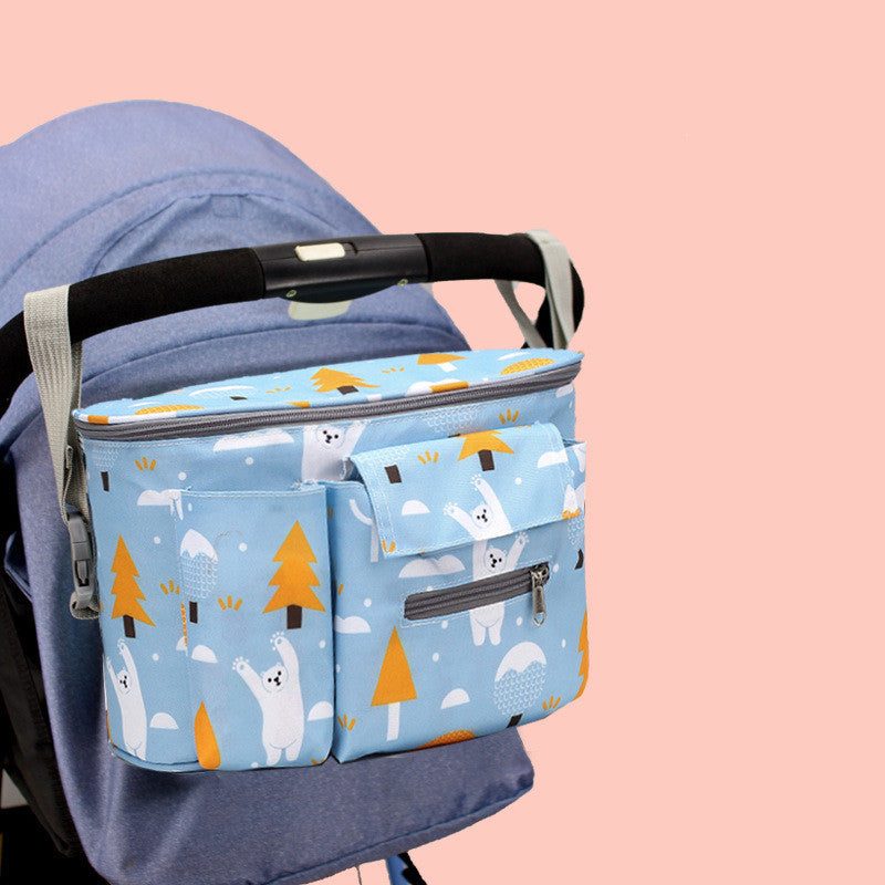 Baby Stroller Organizer Bag Large Capacity Travel Storage Holder