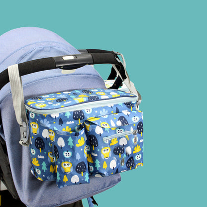 Baby Stroller Organizer Bag Large Capacity Travel Storage Holder