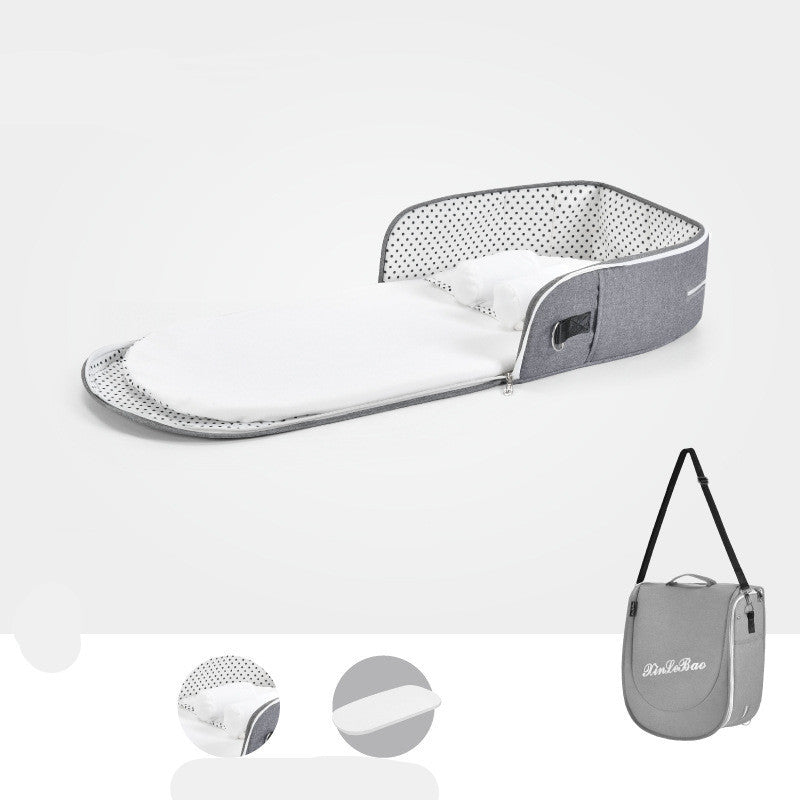 Multifunctional Foldable Baby Crib Travel Cot with Mosquito Protection