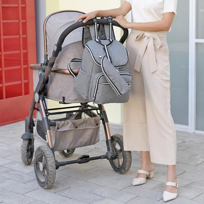 5-Piece Maternity Diaper Bag Set Large Baby Travel Organizer