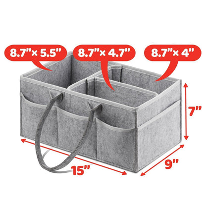 Portable Baby Diaper Caddy Organizer Nursery Storage Bag Holder