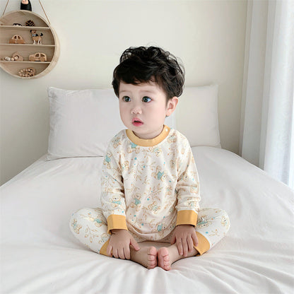 Children's Autumn Clothing Set Pure Cotton