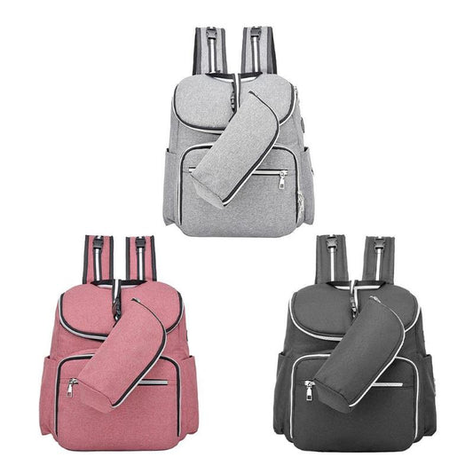5-Piece Maternity Diaper Bag Set Large Baby Travel Organizer