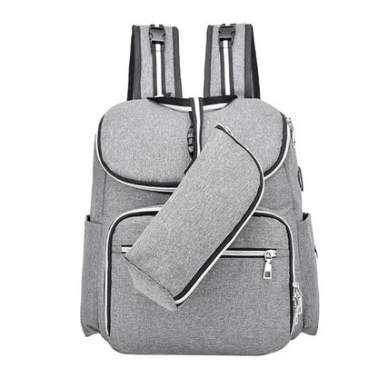 5-Piece Maternity Diaper Bag Set Large Baby Travel Organizer