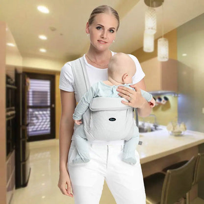 Natural Cotton Ergonomic Baby Carrier Sling for Newborn Toddler
