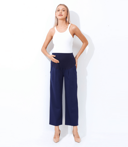 The Wide Leg Maternity Ankle Pant