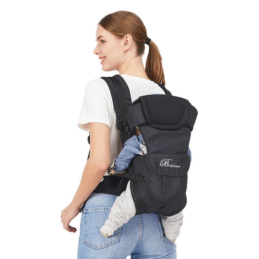 4-in-1 Ergonomic Baby Sling Carrier Adjustable Newborn to Toddler