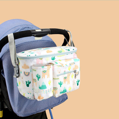 Baby Stroller Organizer Bag Large Capacity Travel Storage Holder
